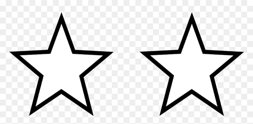Star Image Black And White, HD Png Download - white stars png