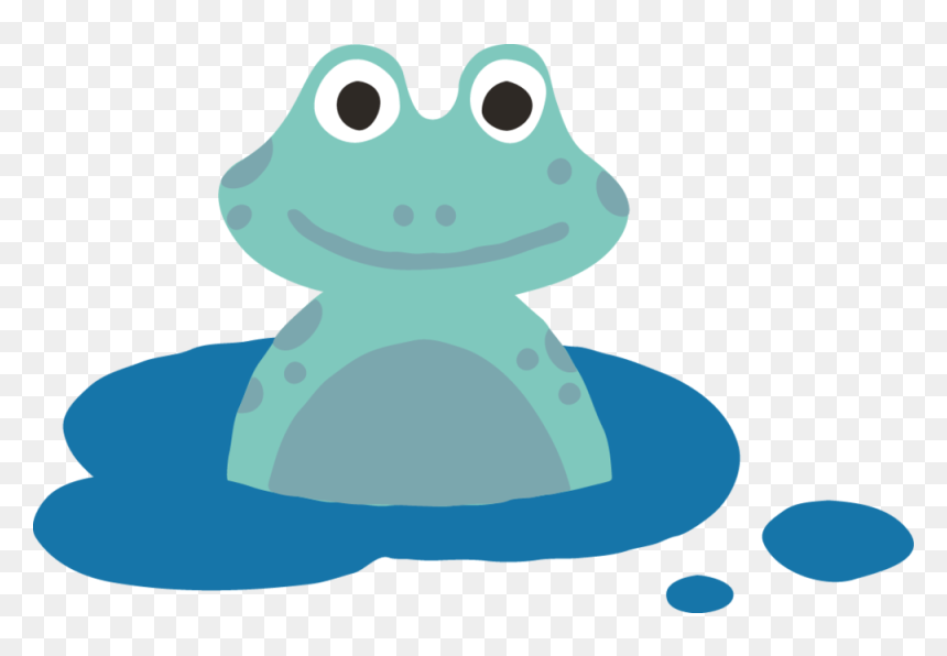 Frog-puddle - Frog Transparent Clipart Puddle, HD Png Download - puddle png
