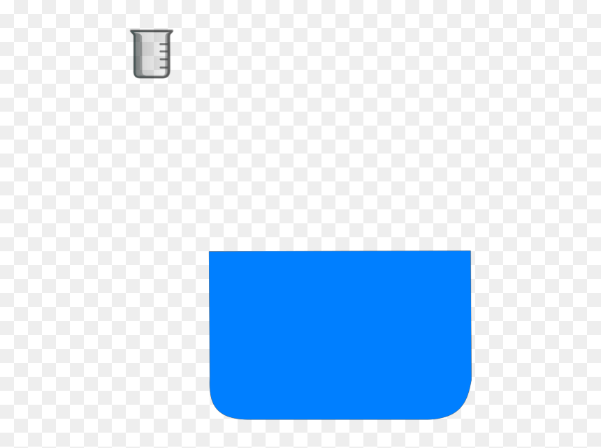 Dark Beaker Png Icons - Electric Blue, Transparent Png - beaker png
