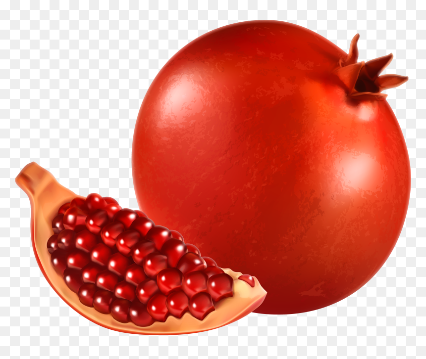 Clipart Images Of Pomegranate, HD Png Download - fruits png