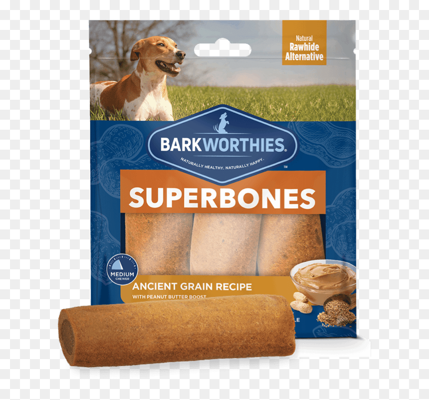 Barkworthies Superbones, HD Png Download - dog bone png