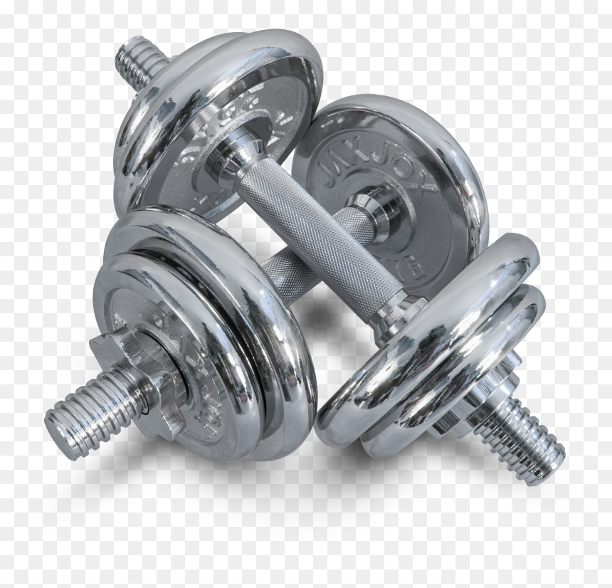 Two Dumbbells, Endless Possibilities - Jaxjox Chrome Weight Set 20kg Pair Of Dumbbells, HD Png Download - dumbbell png