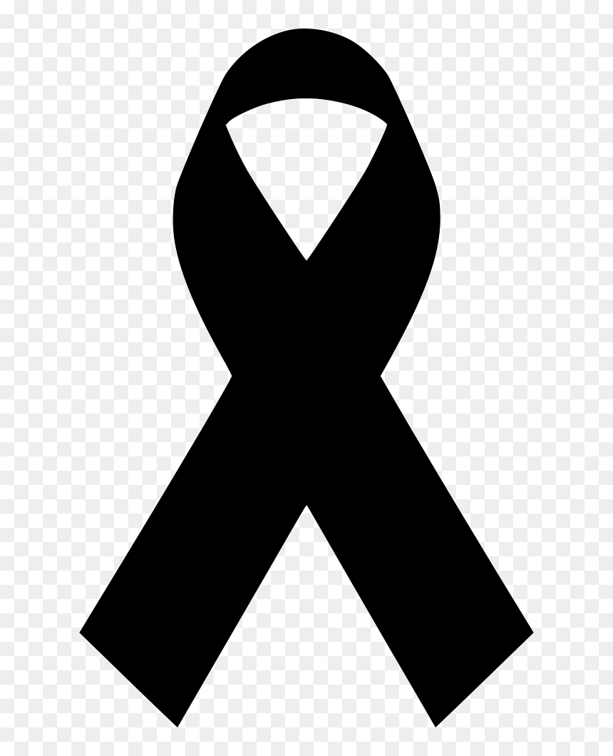 Transparent Png Ribbon - Awareness Symbol, Png Download - black ribbon png