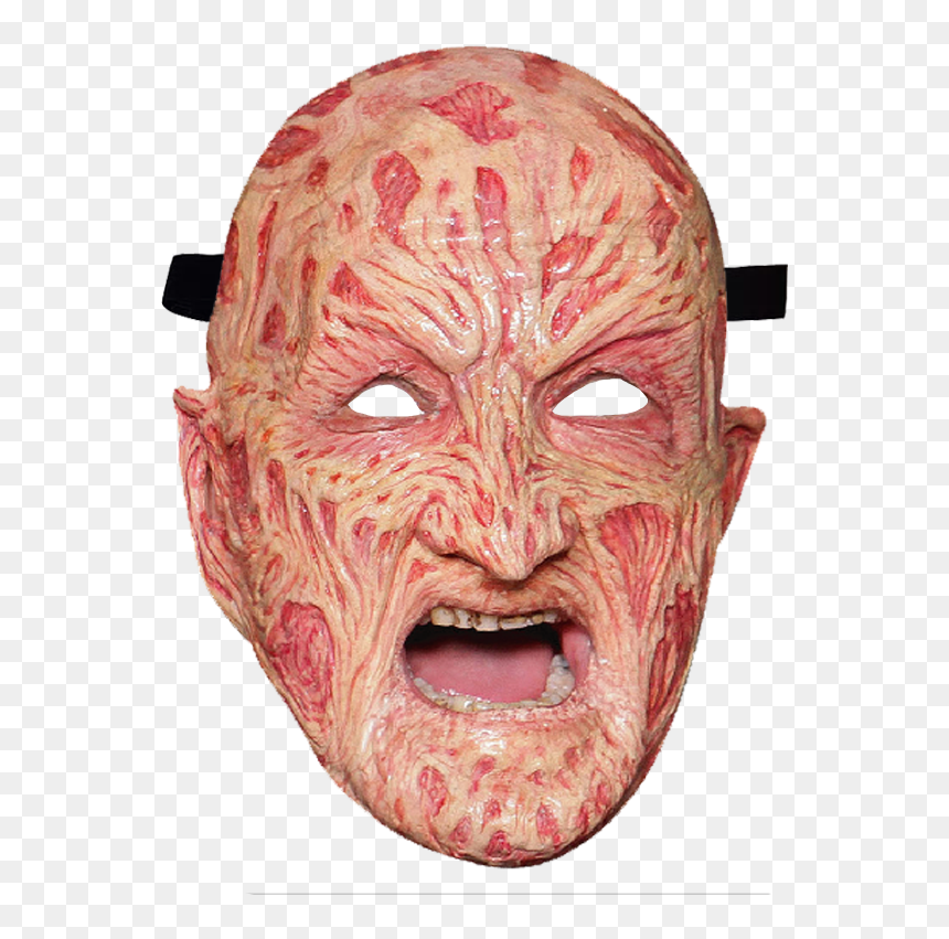 Careta Freddy Krueger Halloween Cotillon Disfraz Fiesta - Freddy Krueger Face Mask, HD Png Download - freddy krueger png