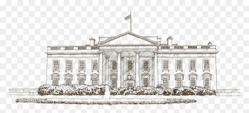 White House Euclidean Vector Icon - The White House South Lawn, HD Png Download - white house png