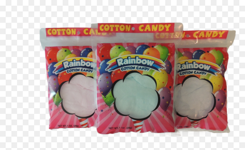 Buy Prepackaged Cotton Candy , Png Download - Cotton Candy, Transparent Png - cotton candy png