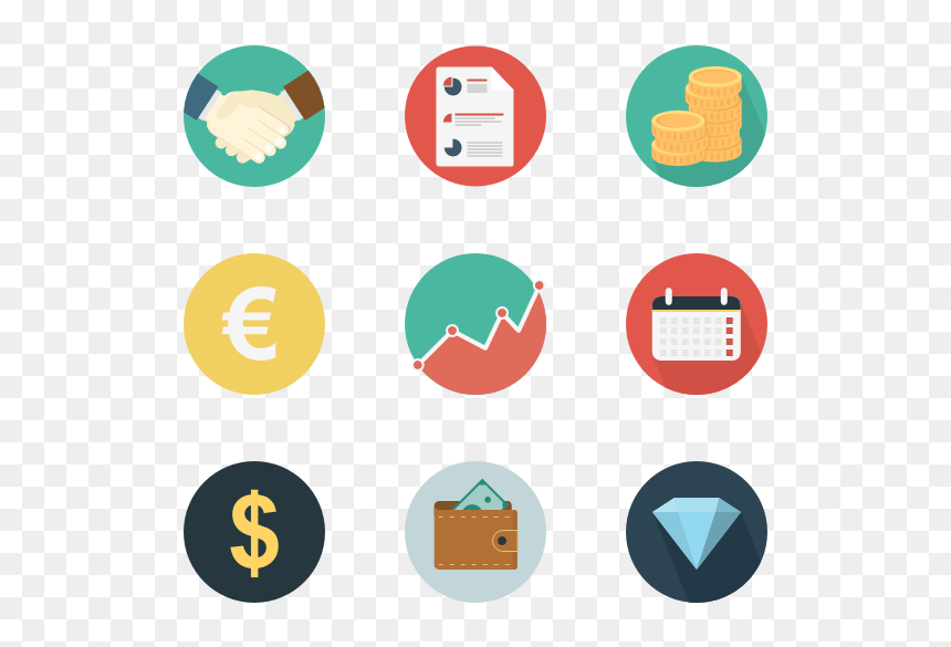 Business Png Icon - Finance Icon Vector Png, Transparent Png - business png