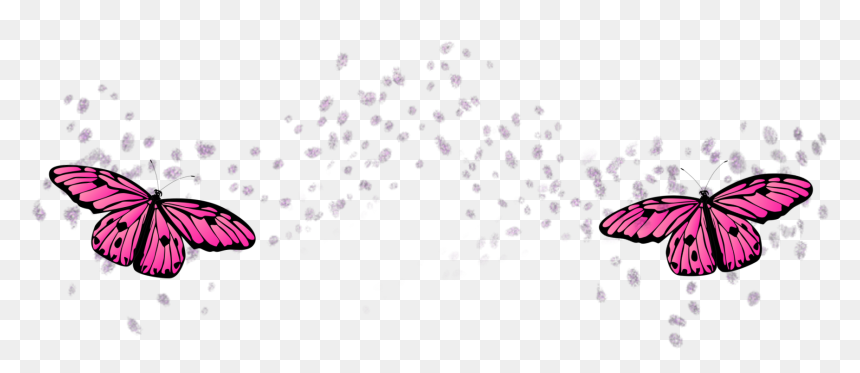 #blush #freckles #pink #butterflys #butterfly #glitter - Earrings, HD Png Download - freckles png