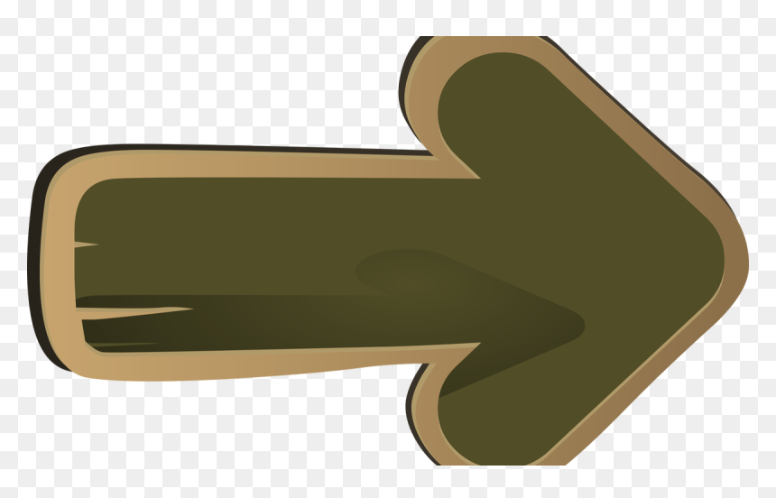 Sign Clip Art Wooden - Arrow Sign Clipart, HD Png Download - wood sign png