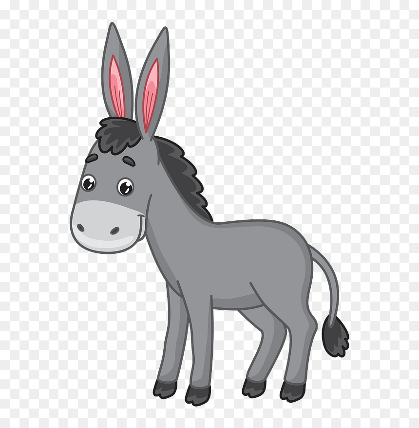 Donkey Clipart, HD Png Download - donkey png