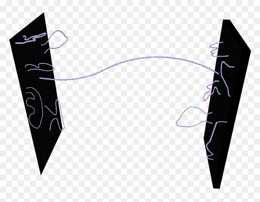 D3 Brane Et D2 Brane - P Brane, HD Png Download - string png