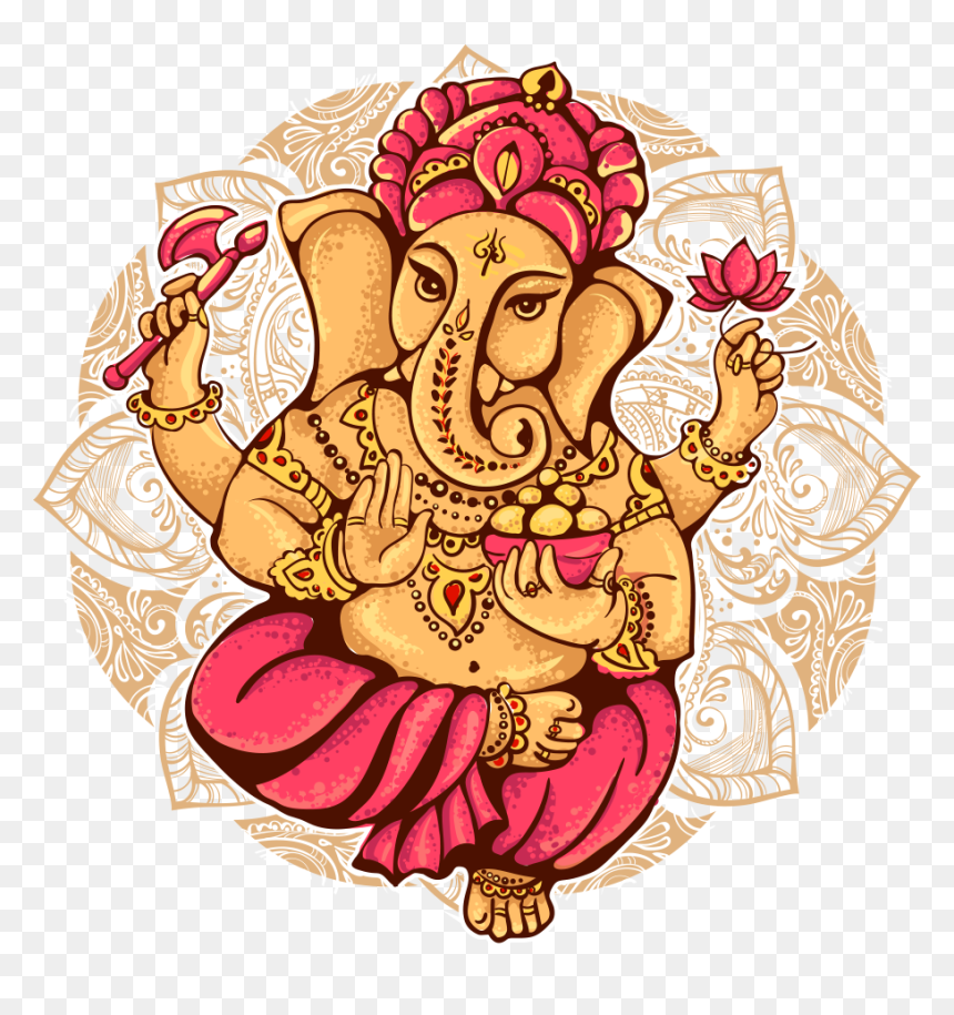 Thumb Image - Ganesh Pic In Cartoon, HD Png Download - vinayaka png
