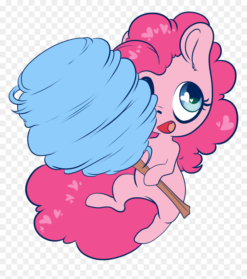Cutepencilcase, Chibi, Cotton Candy, Cute, Derpibooru, HD Png Download - cotton candy png