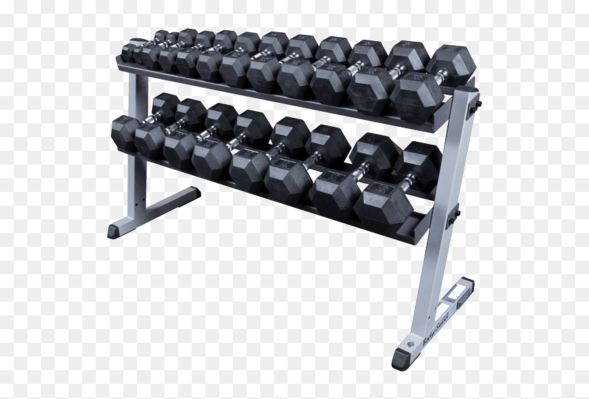 Dumbbell Rack Gdr 60 Body Solid, HD Png Download - dumbbell png