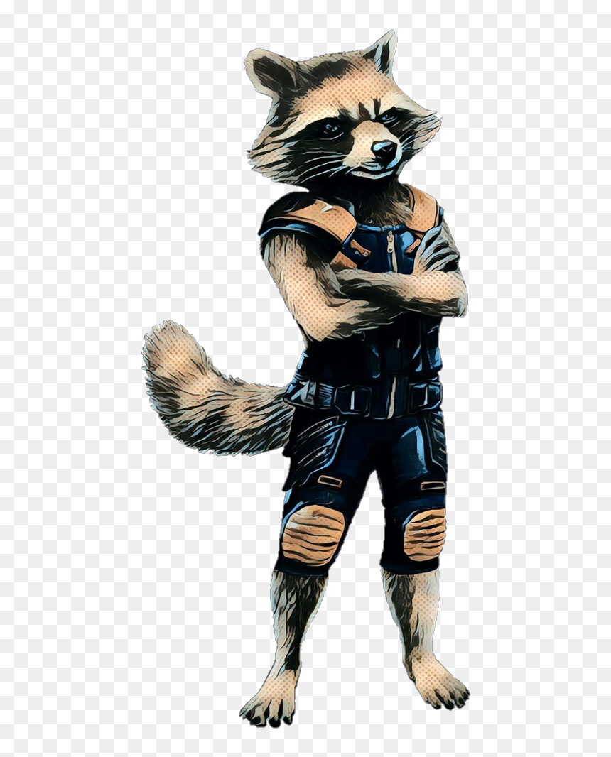 Rocket Raccoon Groot Gamora Portable Network Graphics - อ เวน เจอร์ Png, Transparent Png - raccoon png