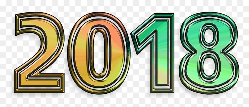 Happy New Year 2018 Beach - Circle, HD Png Download - happy new year 2018 png