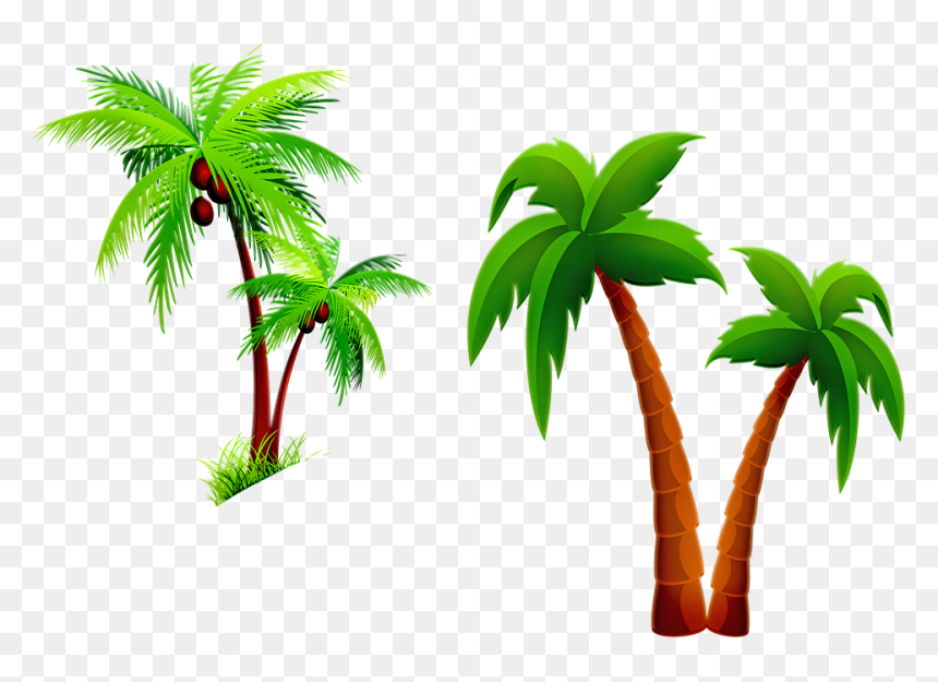 Clipart Palm Tree Png, Transparent Png - palms png