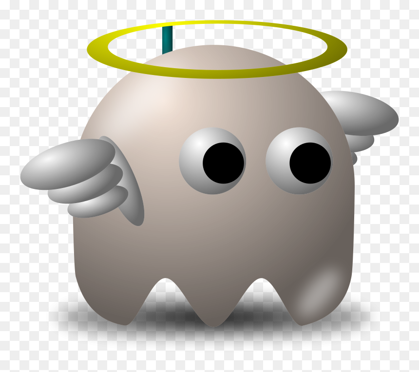 Halo Clip Art Download - Funny Pacman, HD Png Download - angel halo png
