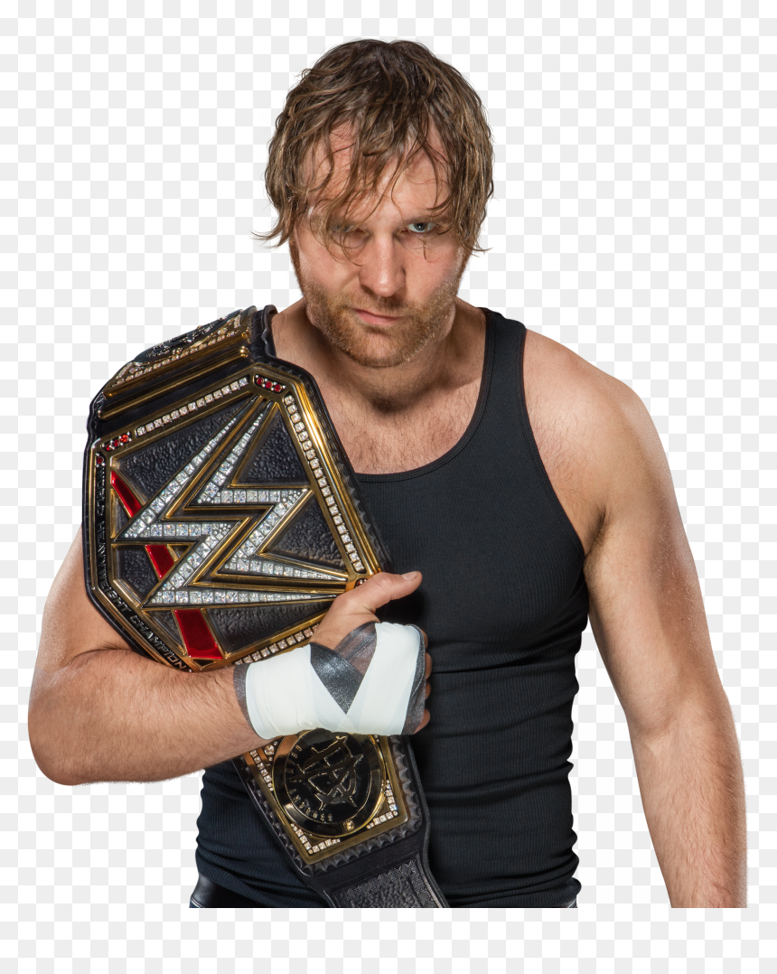 Dean Ambrose Protitle - Wwe Dean Ambrose Wwe World Heavyweight Champion, HD Png Download - dean ambrose png