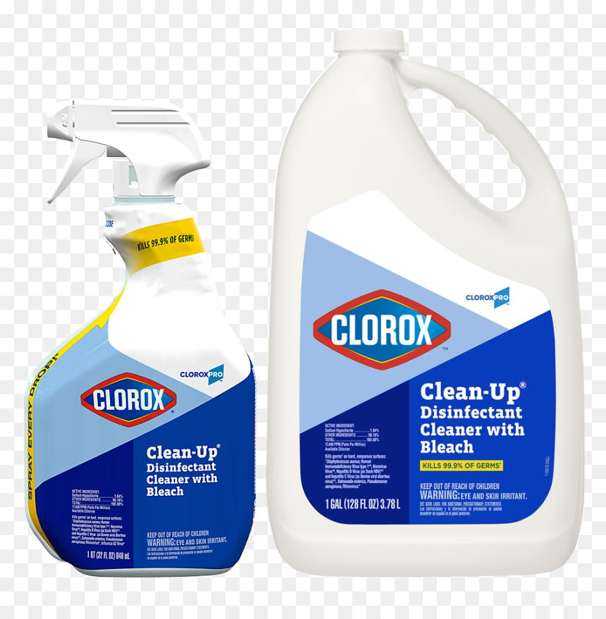 Clorox Clean Up Pro, HD Png Download - clorox bleach png