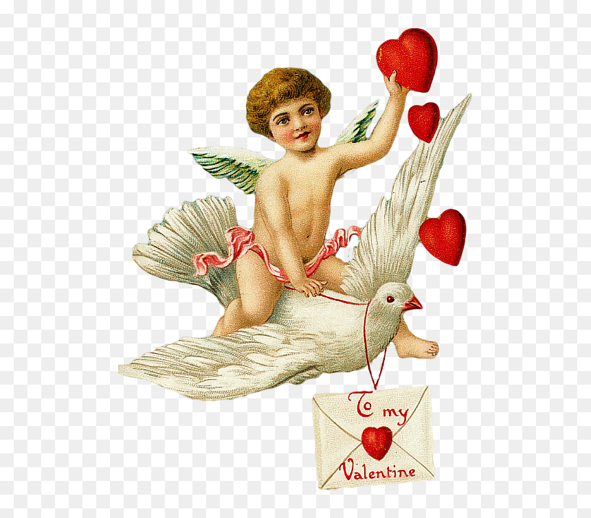 Vintage Cupid Png - Vintage Cupid With Bow, Transparent Png - cupid png