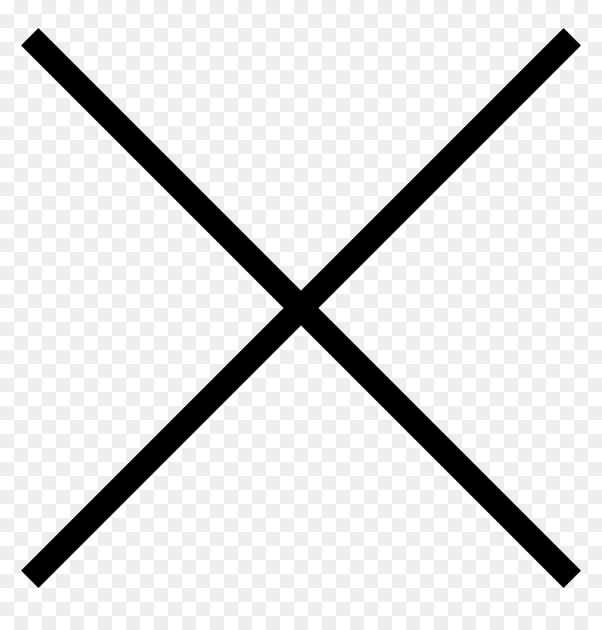- Ios Close Icon Png , Png Download - X Black, Transparent Png - cross out png