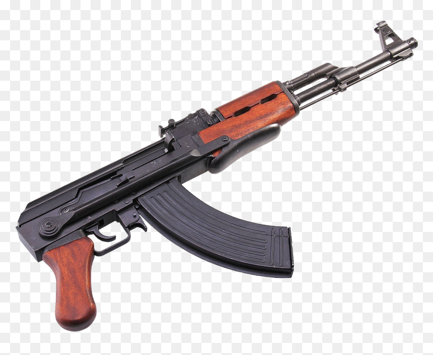 Ak Machine Gun Png Image - Ak 47 Image Download, Transparent Png - revolver png