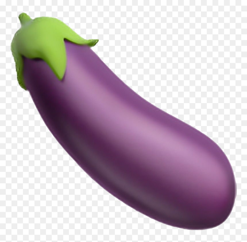 Transparent Background Eggplant Emoji Png, Png Download - eggplant png