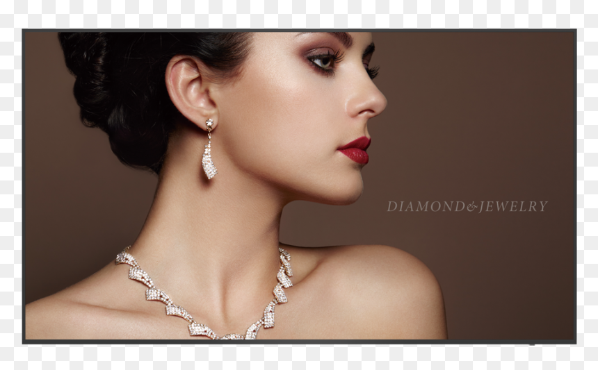 Tighten Jawline, HD Png Download - jewellery model png