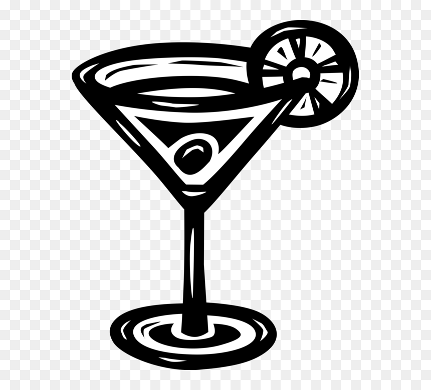 Martini Vector Transparent & Png Clipart Free Download - Transparent Martini Vector Png, Png Download - martini png