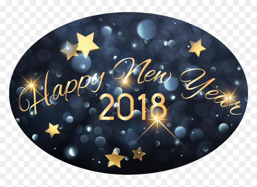 Sticker, HD Png Download - happy new year 2018 png