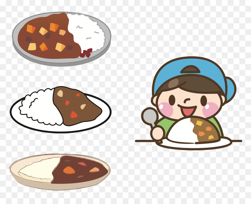 Japanese Curry Rice Clip Arts - Curry Rice Clip Art, HD Png Download - rice png