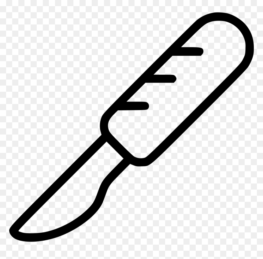 Knife Surgery Blade Svg - Transparent Scalpel Clipart, HD Png Download - bloody knife png