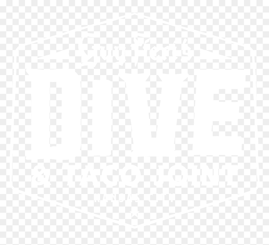 Guy Fieri"s Dive And Taco Joint Logo White - Guy Fieri Taco Joint, HD Png Download - guy fieri png
