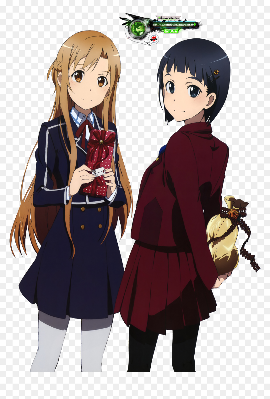 Suguha Asuna Valentine Png - Sao Suguha And Asuna, Transparent Png - valentine png