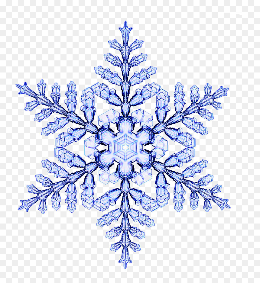 Snowflakes Png , Png Download - Six Fold Symmetry Snowflake, Transparent Png - snow flake png