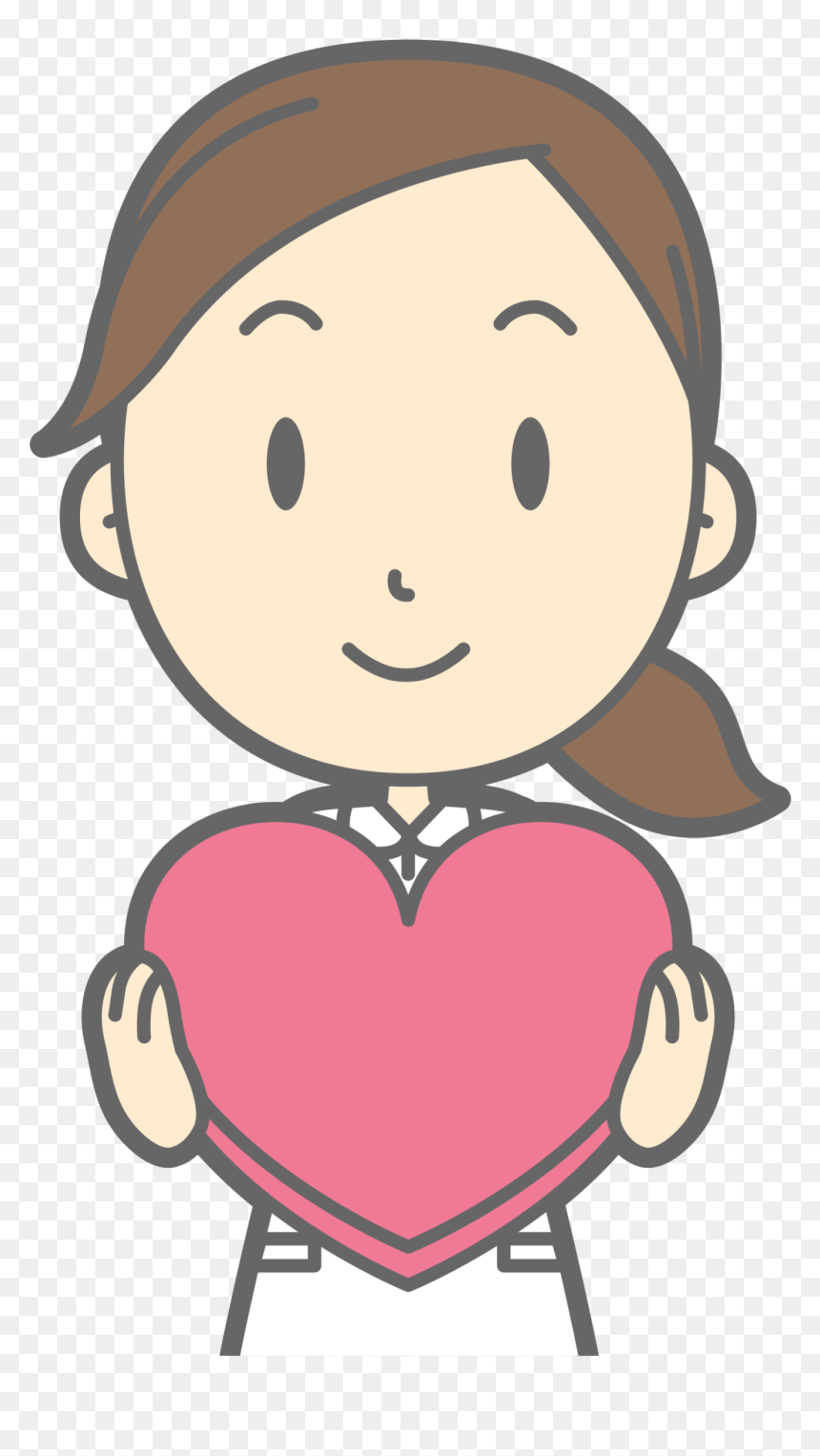 Valentine Svg Clip Arts - Care Worker Cartoon, HD Png Download - valentine png