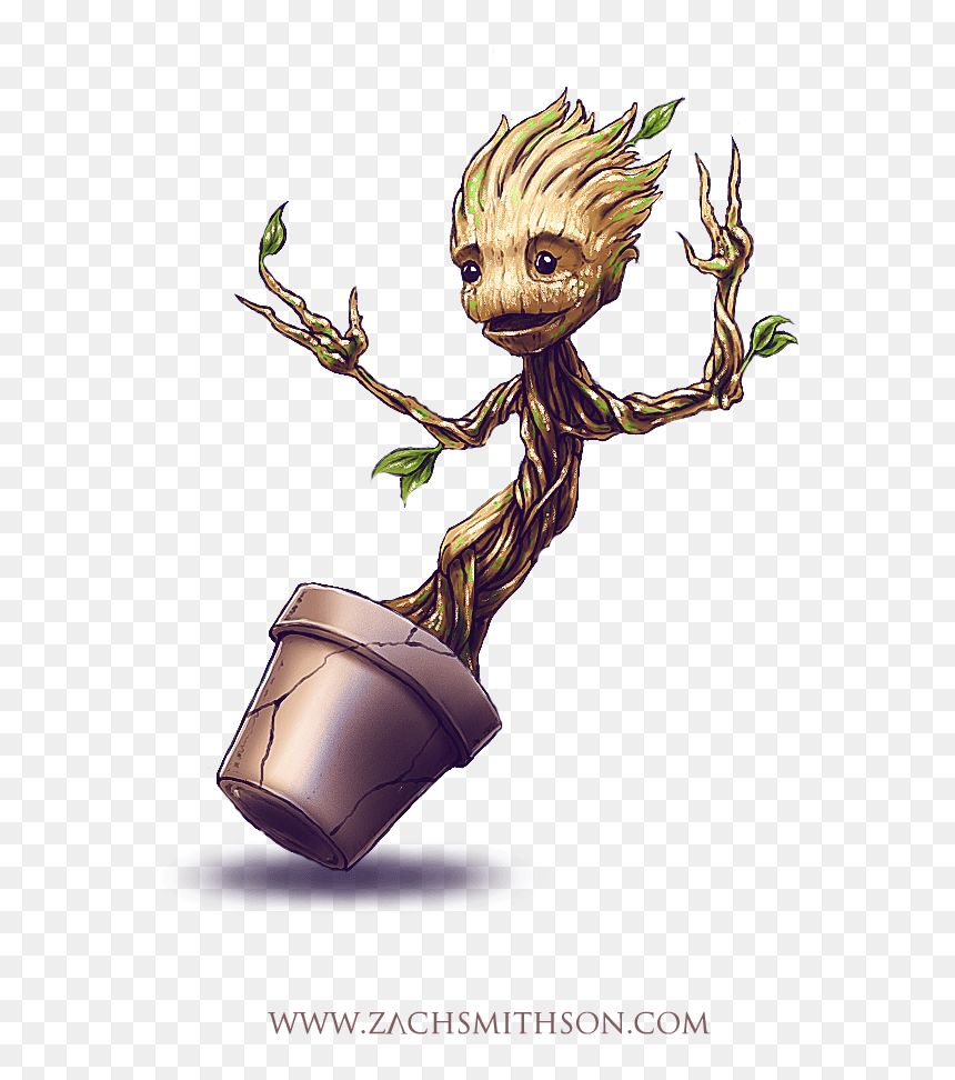 Baby Groot Png Free Download - Am Groot Png, Transparent Png - groot png