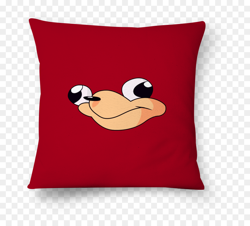 Almofada Almofada Uganda Knuckles De Prisma Studiona - Pillow, HD Png Download - uganda knuckles png