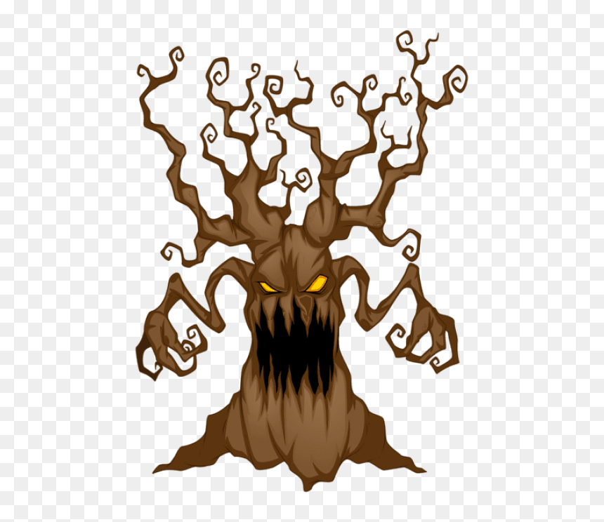 Download Halloween Scary Tree Png Images Background - Halloween Scary Clip Art, Transparent Png - scary png