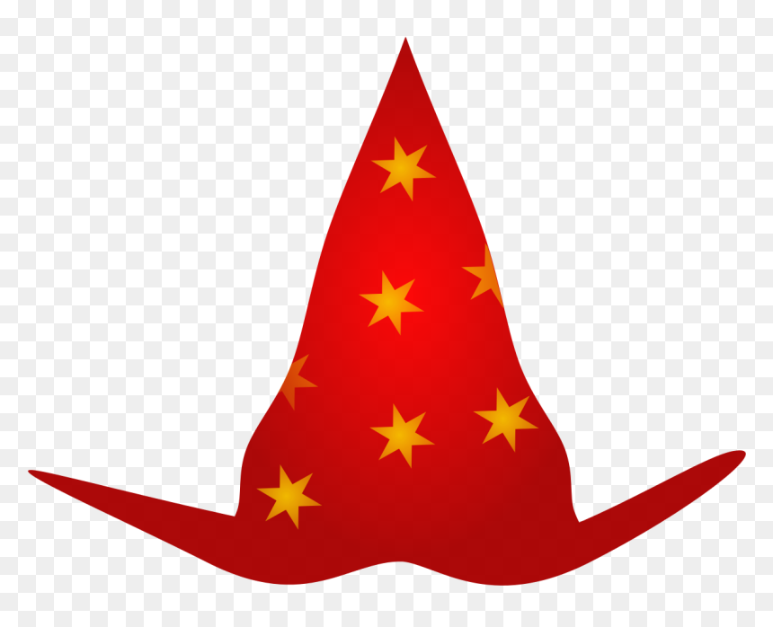 Wizard Clipart Red Hat, HD Png Download - wizard hat png