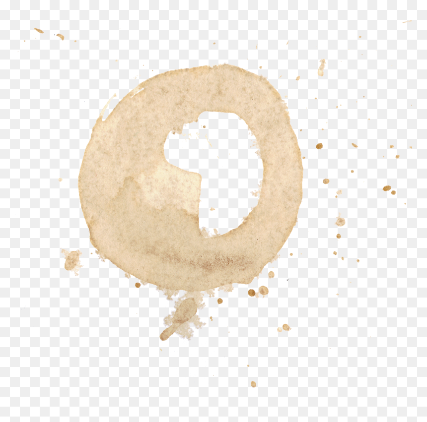 Circle, HD Png Download - coffee stain png