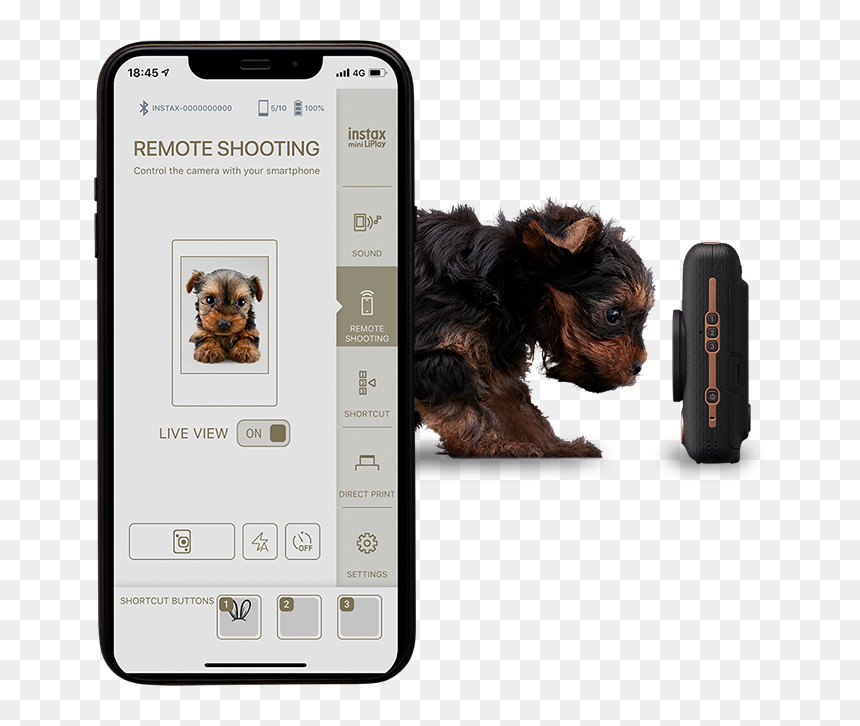 Fujifilm Instax Mini Liplay Hardware/electronic, HD Png Download - dog filter png
