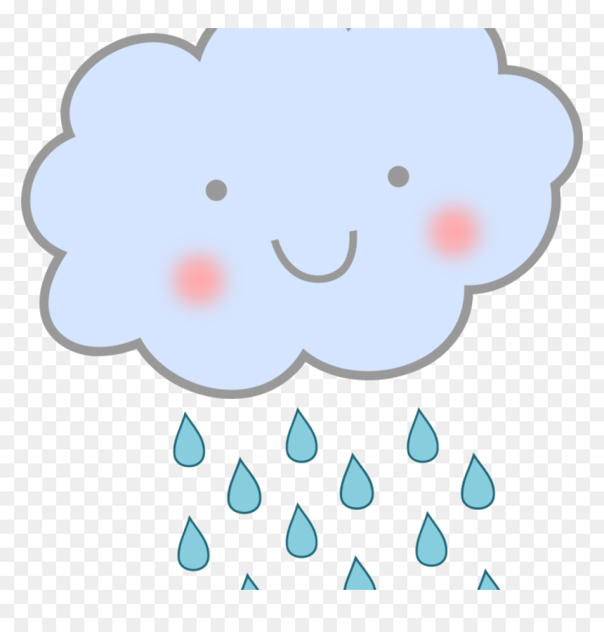 Transparent Background Rain Clipart, HD Png Download - cartoon cloud png