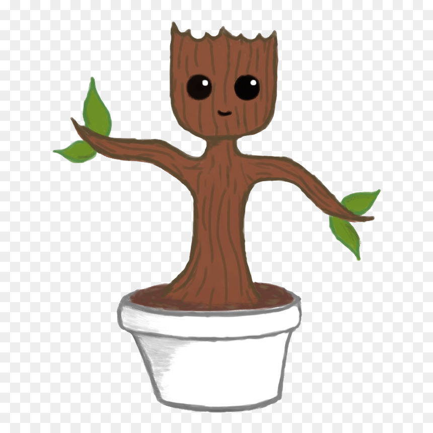 Vector Freeuse Png File Mart - Groot Emoji Png, Transparent Png - groot png