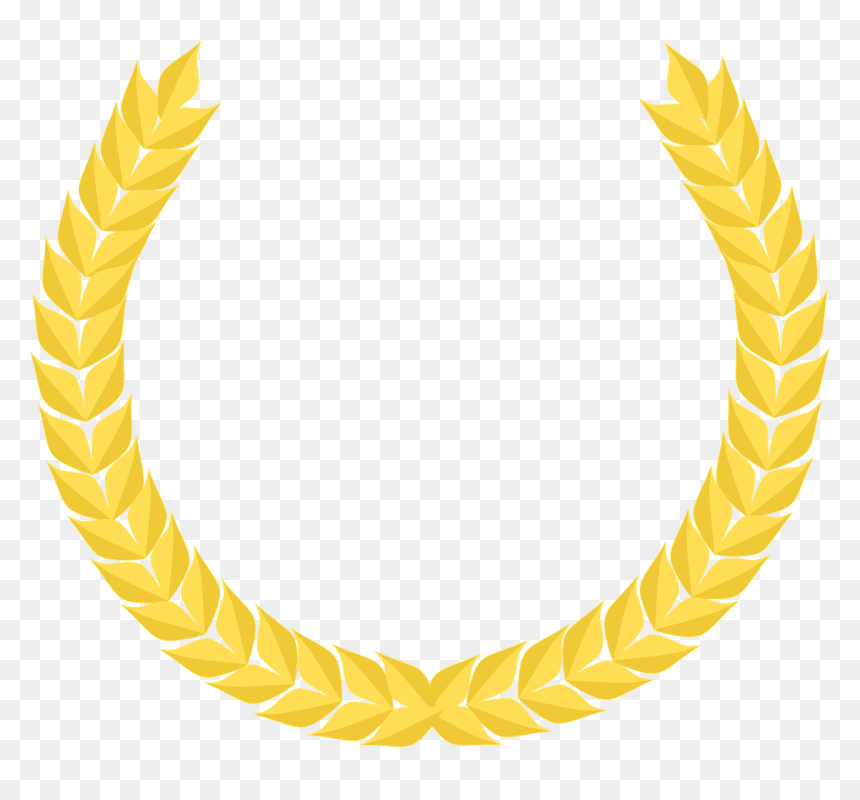 Laurel Wreath Gold Jewellery Bay Laurel Free Commercial - Golden Laurel Wreath Transparent, HD Png Download - laurel png
