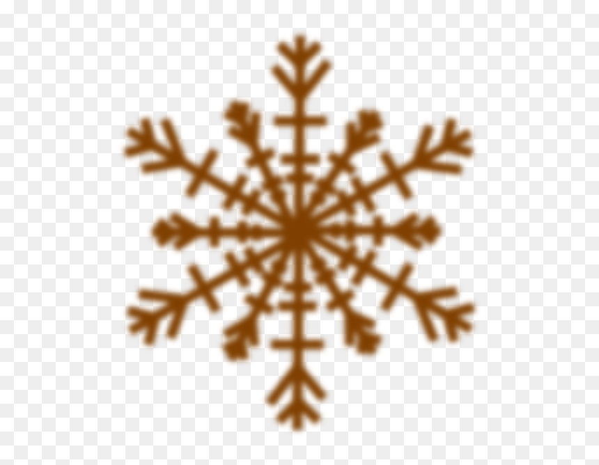 Snow Flake Shadow Clip Art At Clker - Snowflake Clipart Grey, HD Png Download - snow flake png