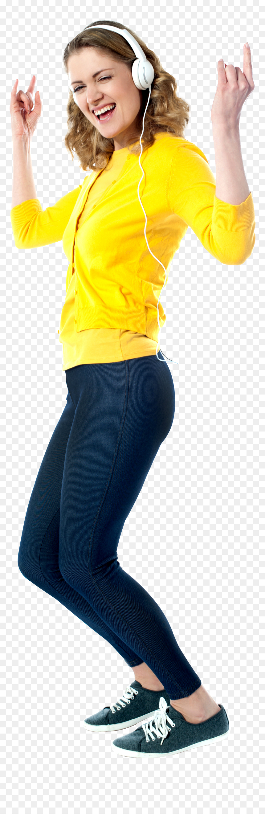 Person Listening To Music Png, Transparent Png - headphone png