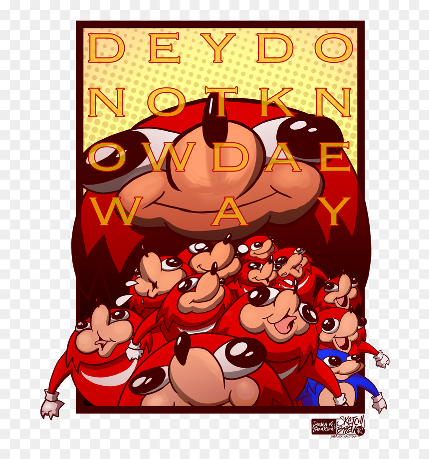 Cartoon, HD Png Download - uganda knuckles png