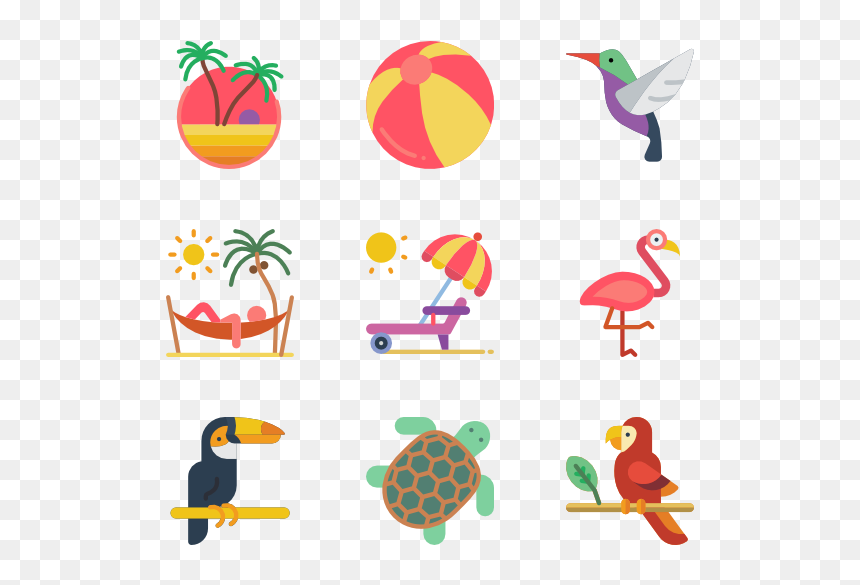 可愛 細菌 卡通, HD Png Download - tropical png